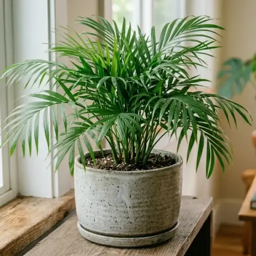 Areca palm plant