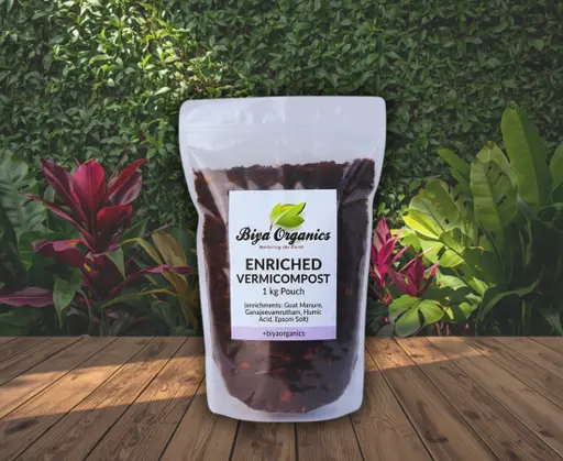 [BOOFEVC] Enriched Vermicompost - 1 kg Pouch